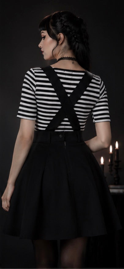 Hell Bunny Samara Sun Moon Ouija Board Gothic Wicca Witchcraft Pinafore Dress