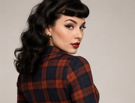 Giselle Tartan Swing Dress