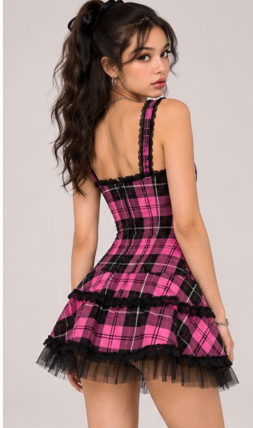HARLEY TARTAN DRESS - He’ll Bunny