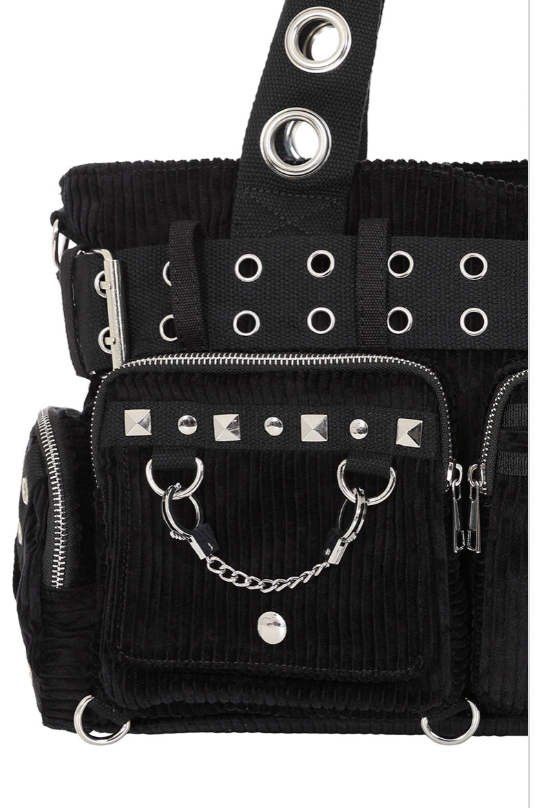 Sweet Revenge" Handbag black-silver by Banned Alternative