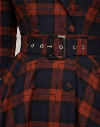 Giselle Tartan Swing Dress