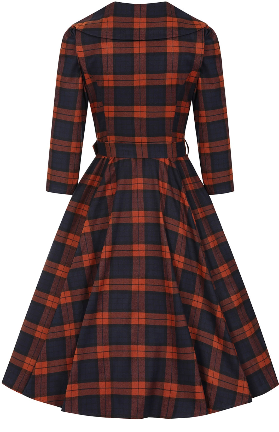 Giselle Tartan Swing Dress