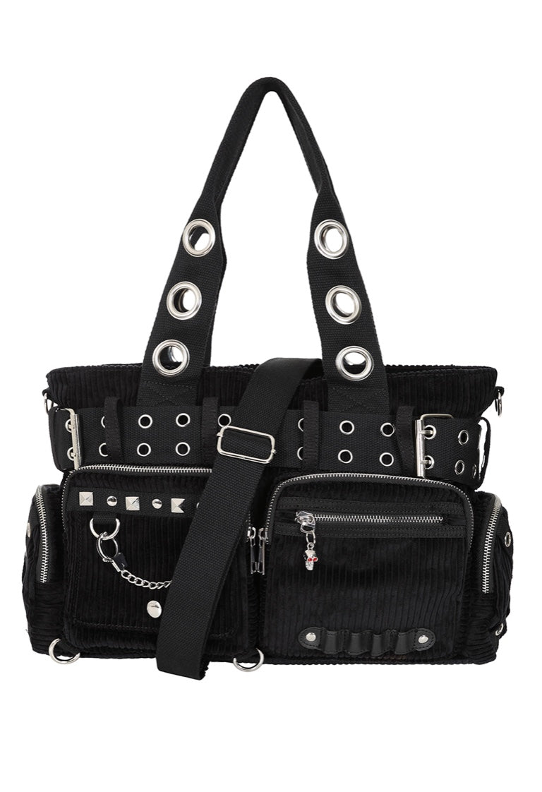 Sweet Revenge" Handbag black-silver by Banned Alternative