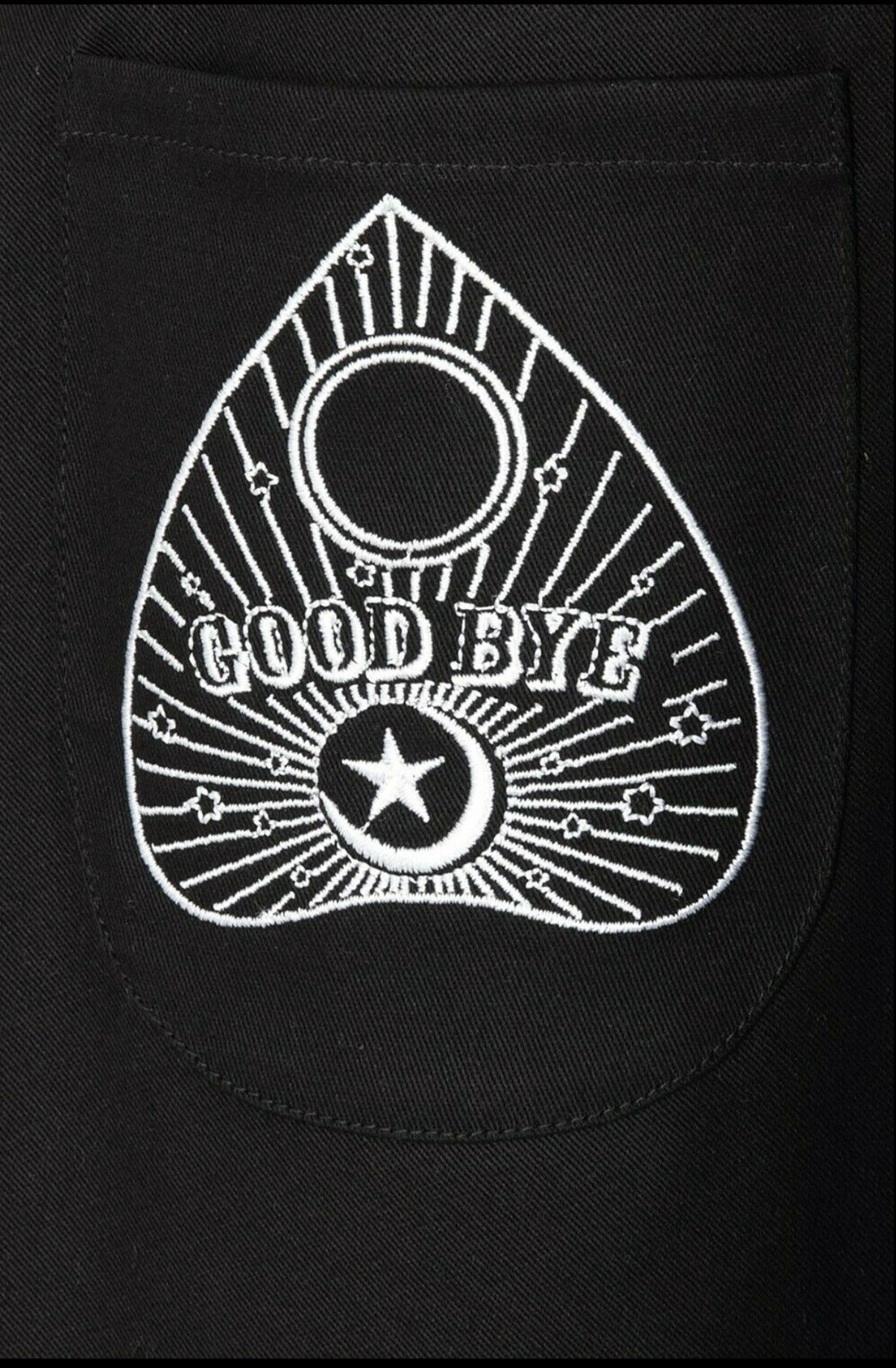 Hell Bunny Samara Sun Moon Ouija Board Gothic Wicca Witchcraft Pinafore Dress