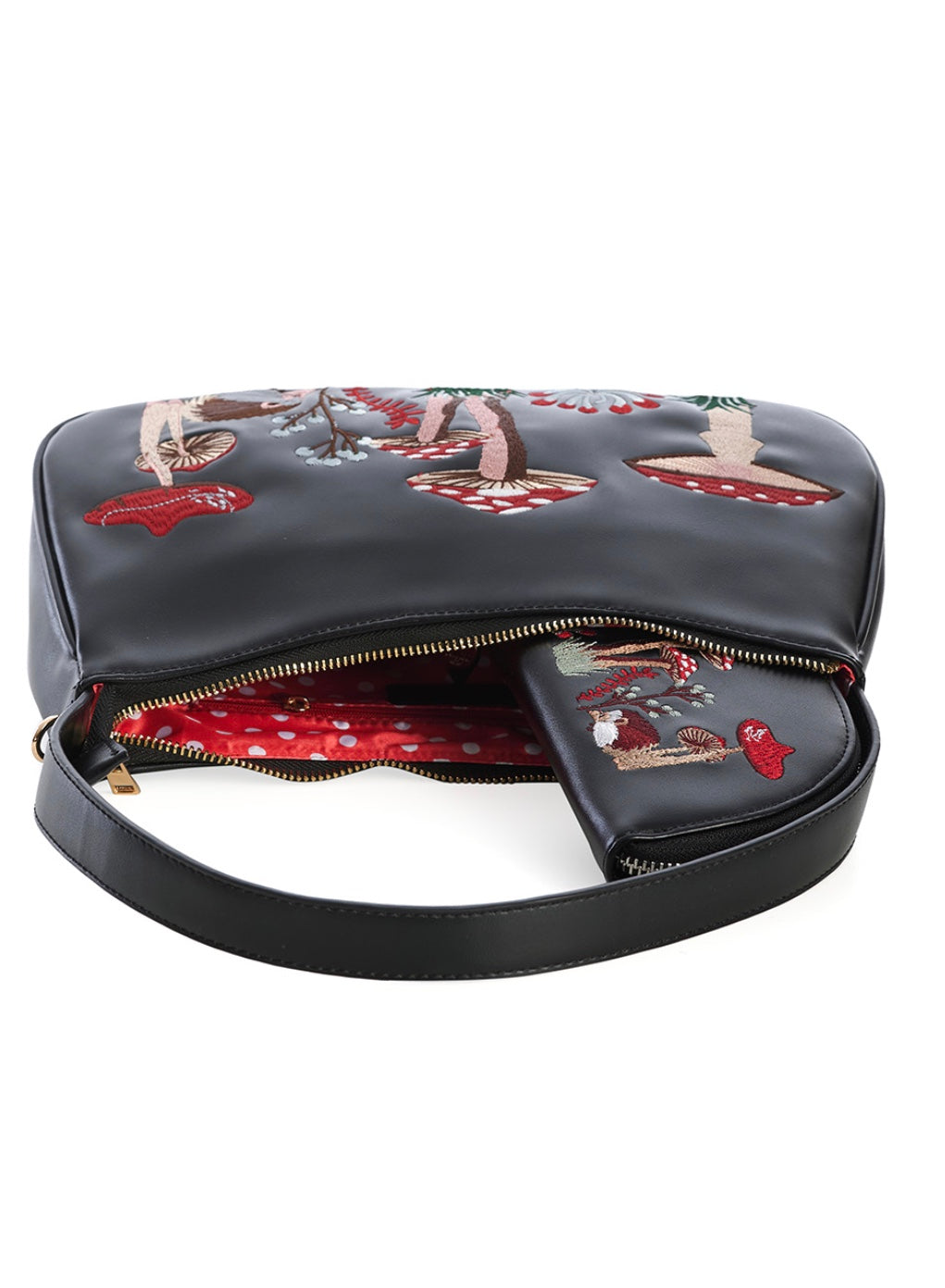 Woodland Hippie Vibes" Handbag black-multicolour by Banned Retro