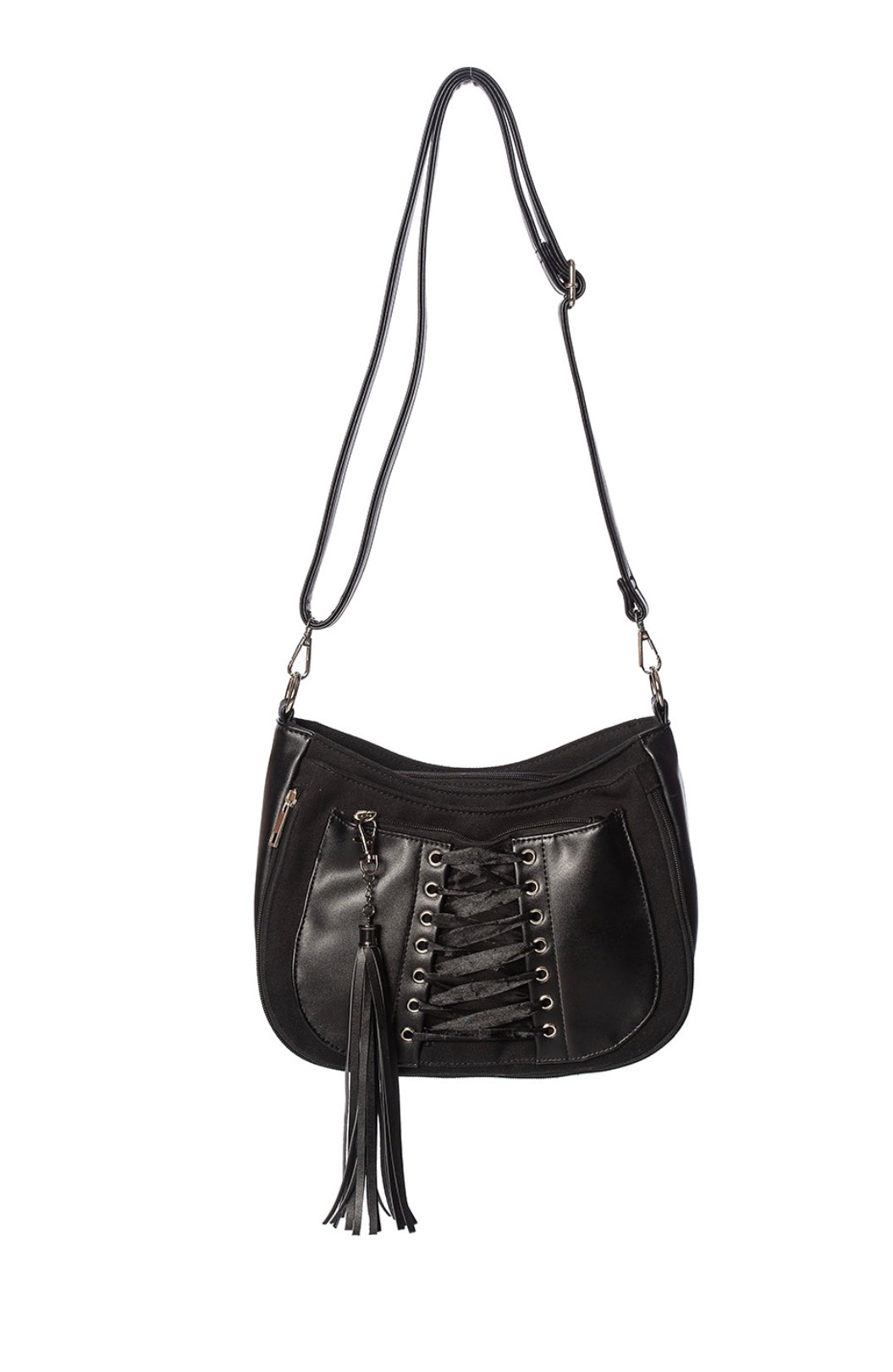 BANNED Apparel Women's Black Gothic Emo Punk Lace Tamora Corset Bag