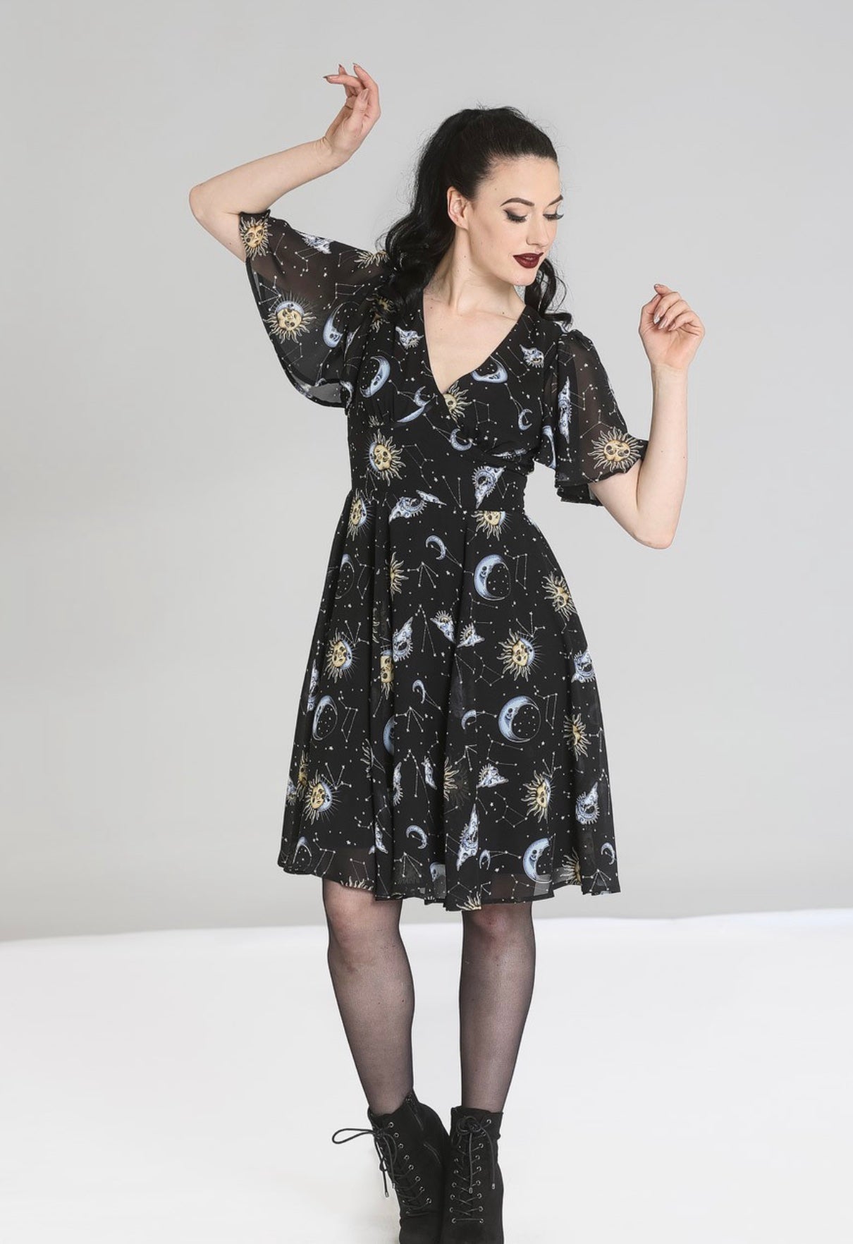 Hell Bunny Solaris Zodiac Dress