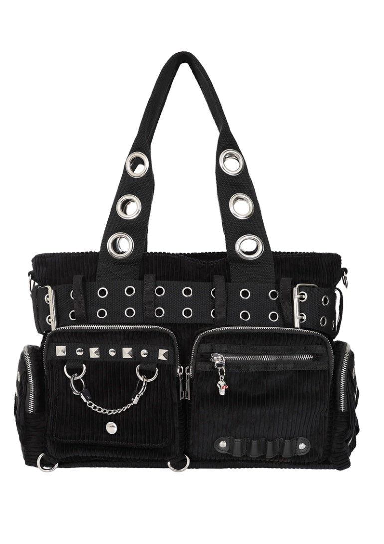 Sweet Revenge" Handbag black-silver by Banned Alternative