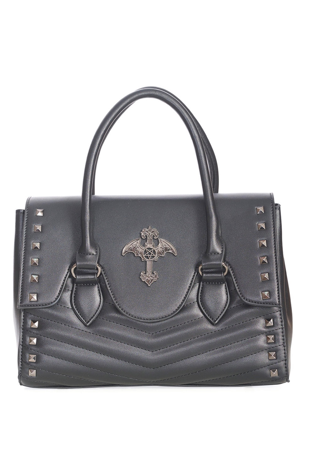 Black GLOW OF THE CROSS HANDBAG