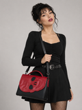 BANNED Apparel black Gothic Punk Emo Skull Flap Tenebris Shoulder Bag Handbag