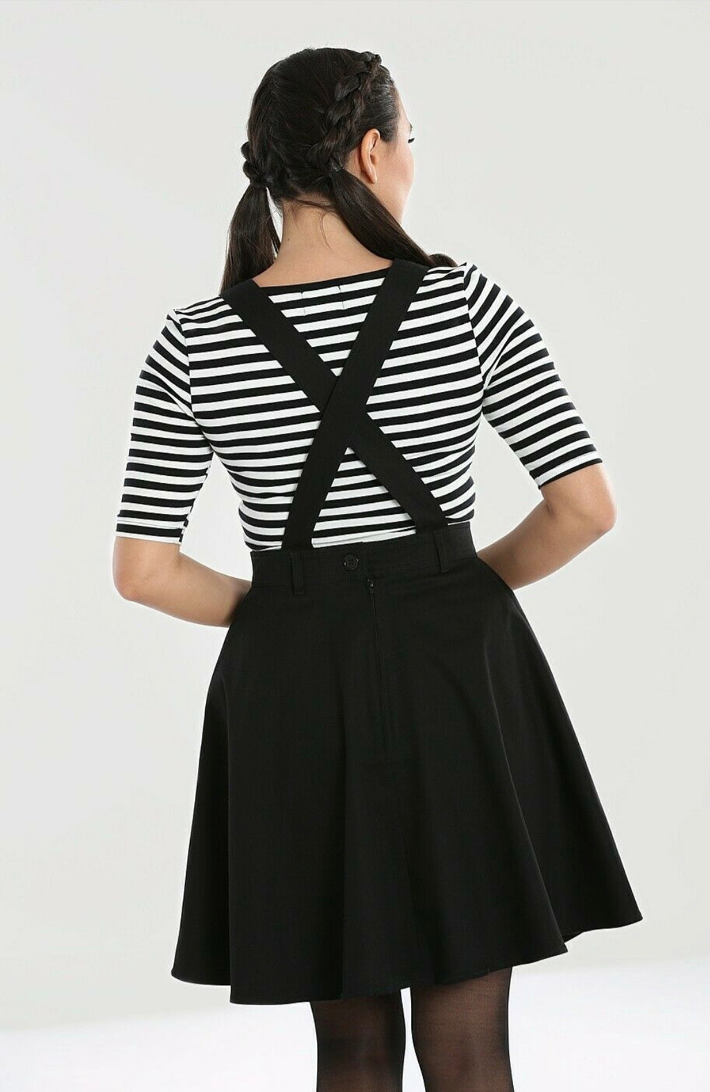 Hell Bunny Samara Sun Moon Ouija Board Gothic Wicca Witchcraft Pinafore Dress