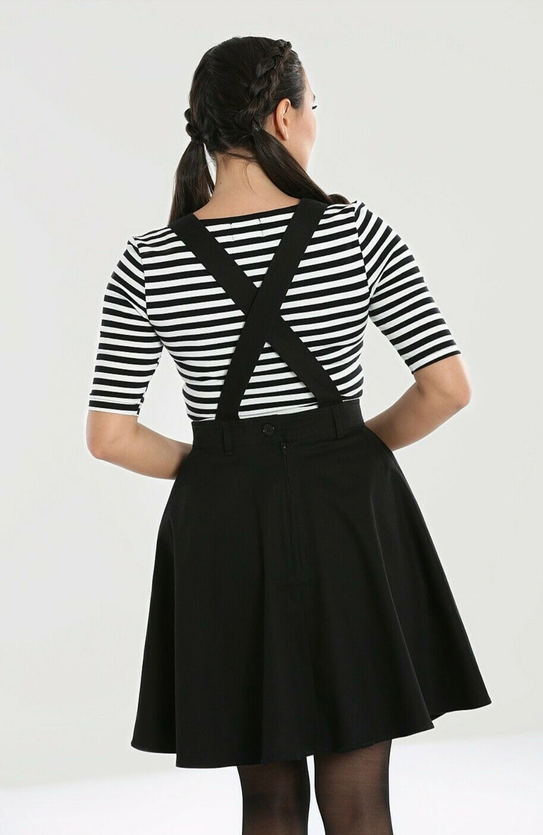 Hell Bunny Samara Sun Moon Ouija Board Gothic Wicca Witchcraft Pinafore Dress