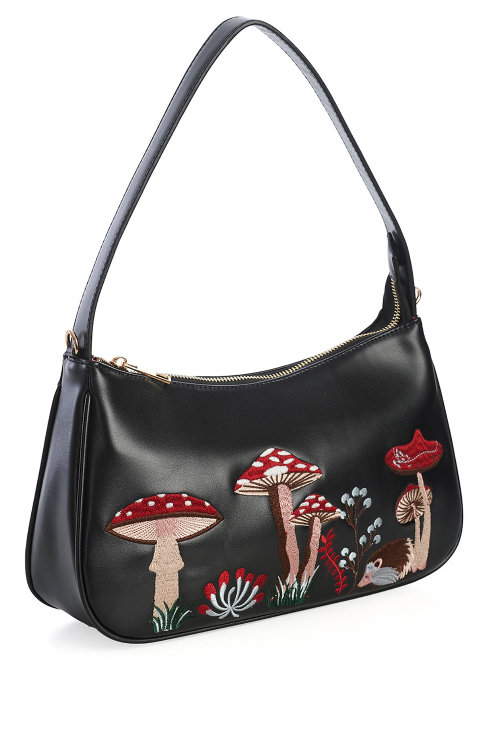 Woodland Hippie Vibes" Handbag black-multicolour by Banned Retro