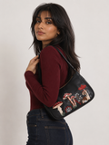 Woodland Hippie Vibes" Handbag black-multicolour by Banned Retro