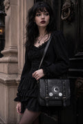 Gothic Rockabilly Emo Punk Stars Moon Cosmic Small Satchel Bag BANNED Apparel