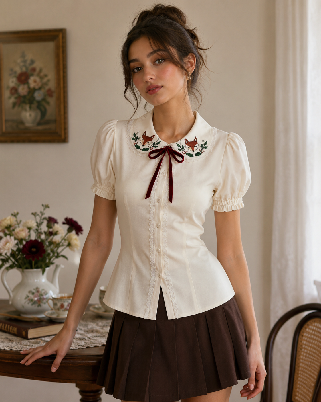 Hell Bunny - Basil Blouse
