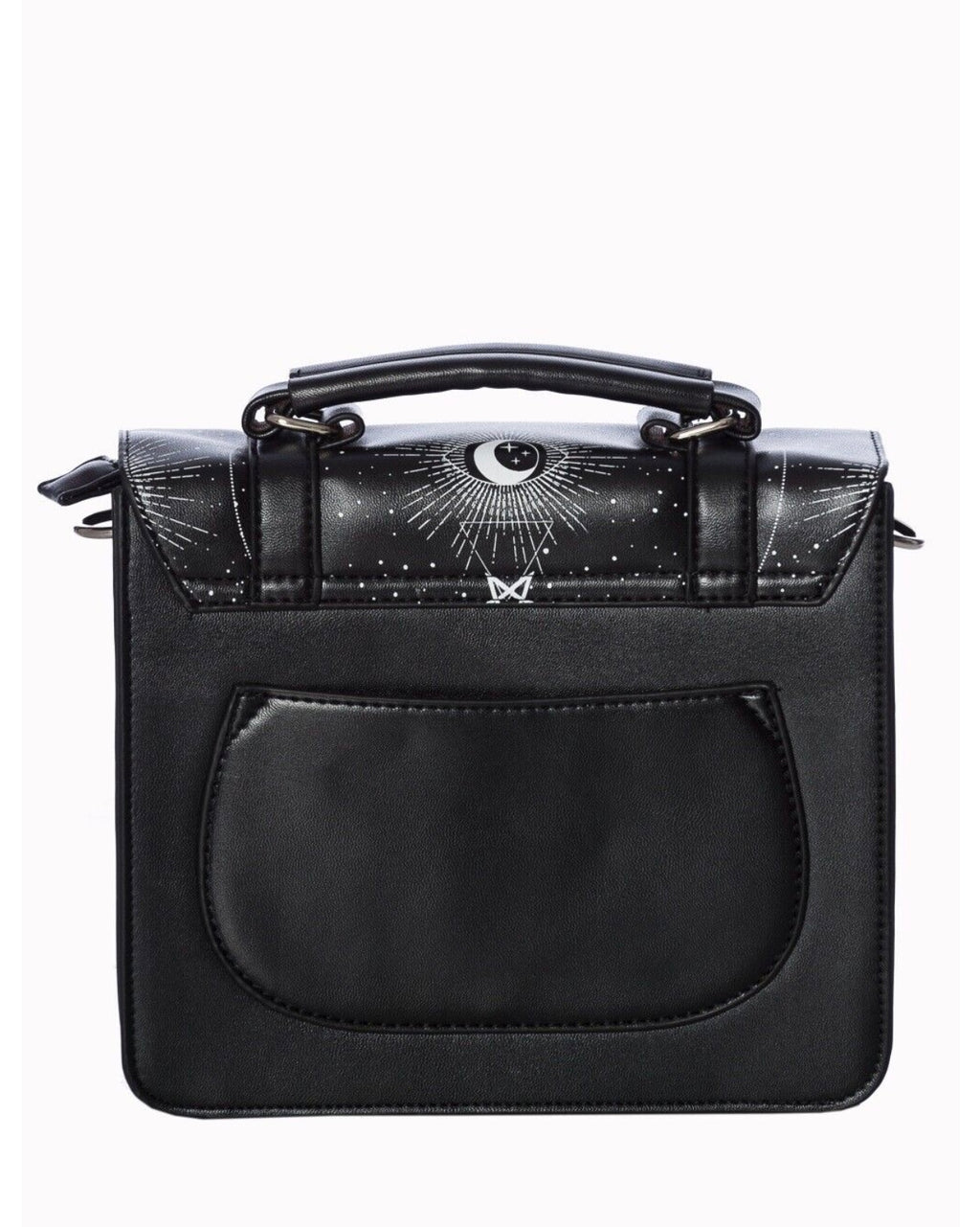 Gothic Rockabilly Emo Punk Stars Moon Cosmic Small Satchel Bag BANNED Apparel