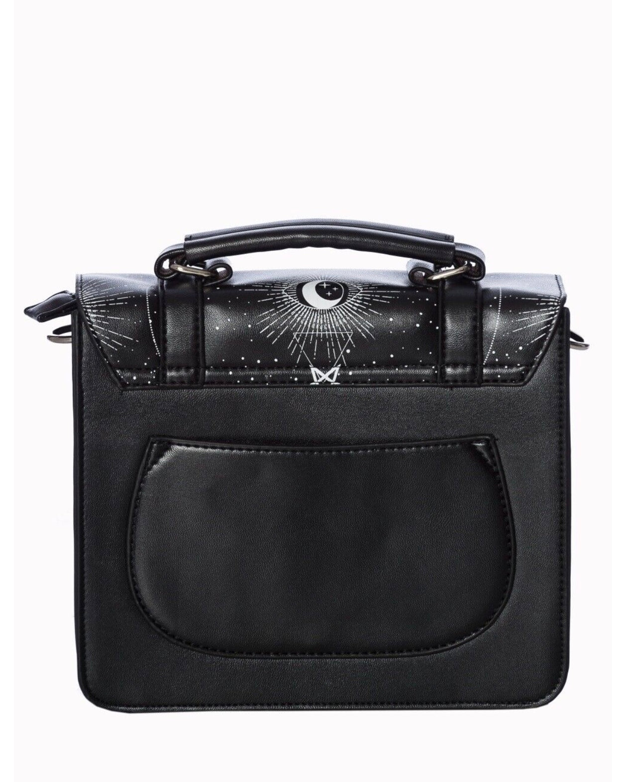 Gothic Rockabilly Emo Punk Stars Moon Cosmic Small Satchel Bag BANNED Apparel