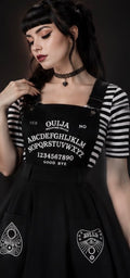 Hell Bunny Samara Sun Moon Ouija Board Gothic Wicca Witchcraft Pinafore Dress