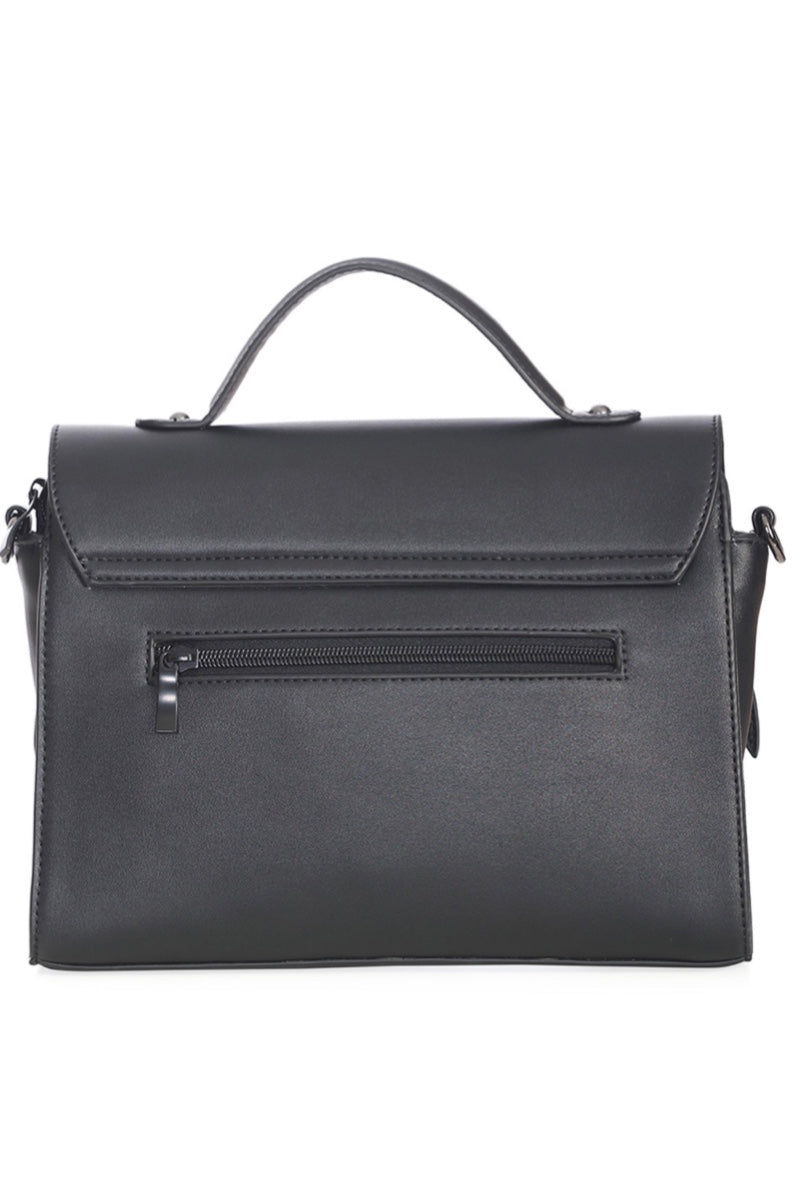 BANNED Apparel Black Gothic Emo Punk Rockabilly Pentagram Dreamcatcher Bat Bag