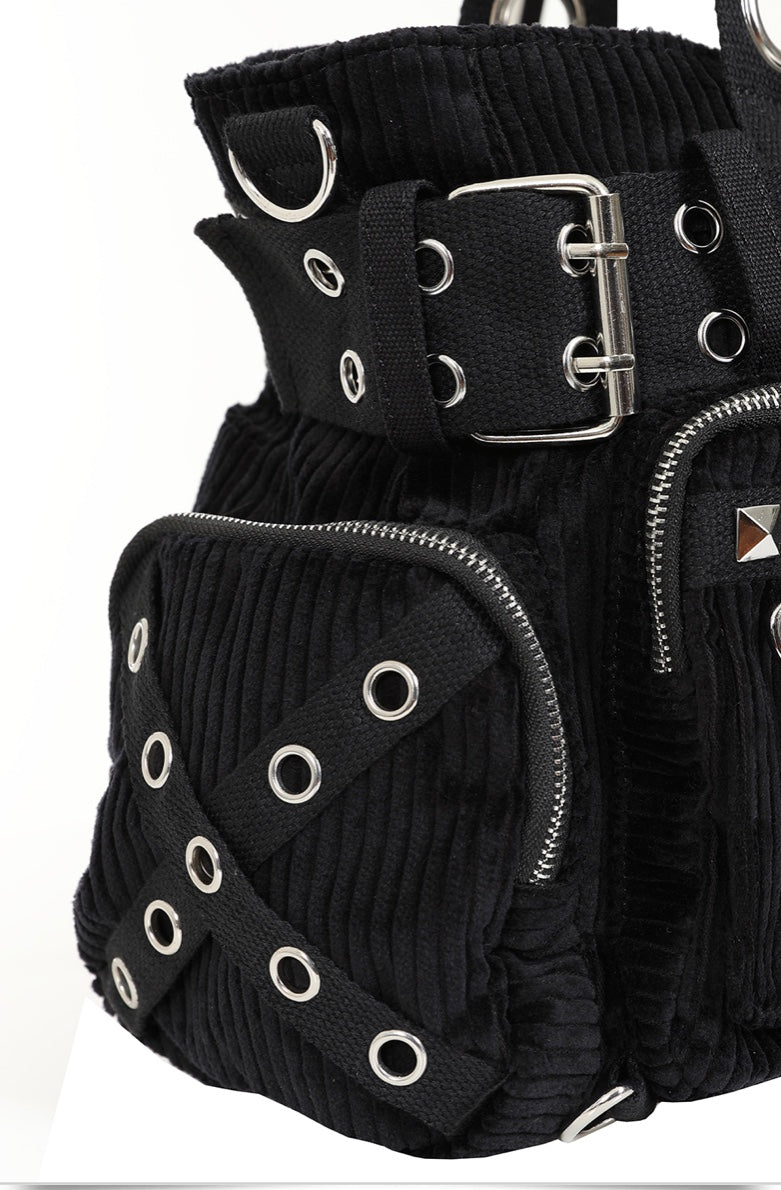 Sweet Revenge" Handbag black-silver by Banned Alternative