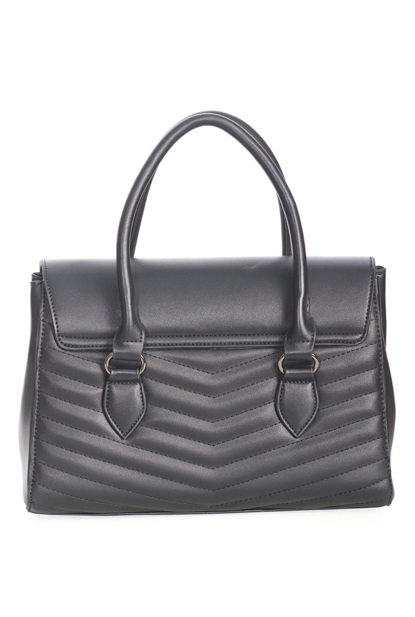 Black GLOW OF THE CROSS HANDBAG