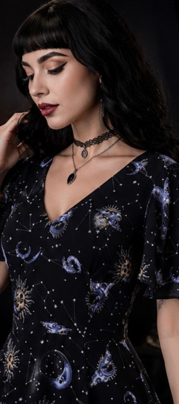 Hell Bunny Solaris Zodiac Dress