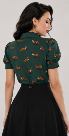 Hell Bunny - Vixey Blouse