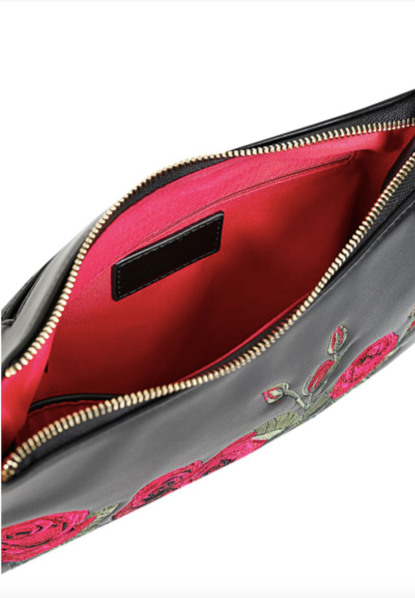Black ROSE GARDEN HANDBAG